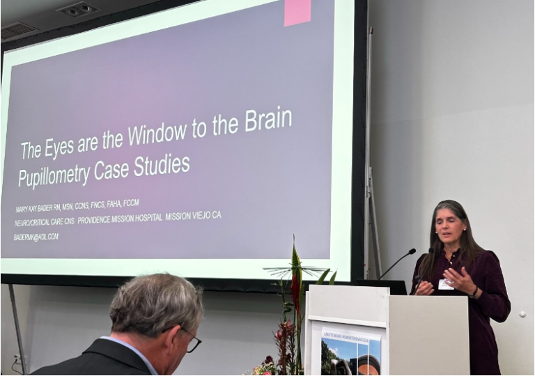 ANIM 2023: Presentation: "The Eyes are the Window to the Brain Pupillometry Case Studies" by Mary Kay Bader