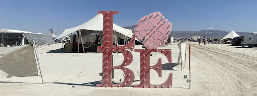 LOBE Burning Man statue