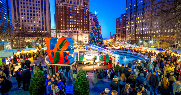 Philadelphia During the Holidays, Christmas Village