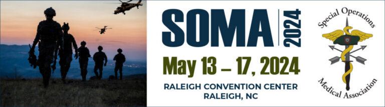 SOMA 2024: Special Operations Medical Association Annual Meeting Advertisement