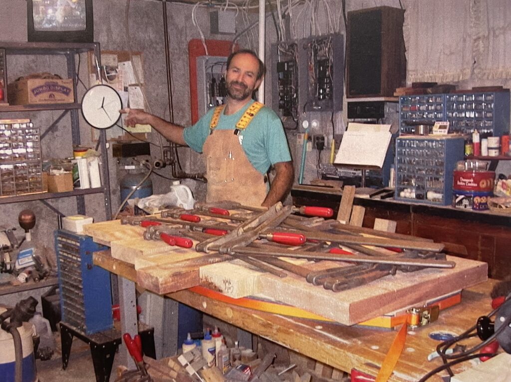 Gary Trapuzzano making the first BrainBall table ever