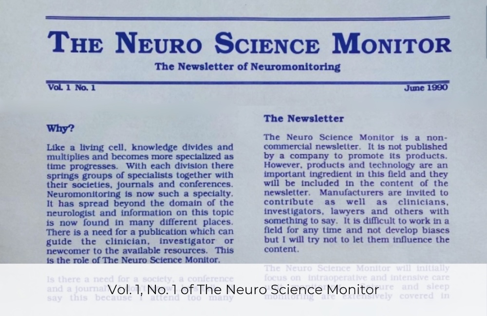 Vol. 1, No. 1 of The Neuro Science Monitor - 1990