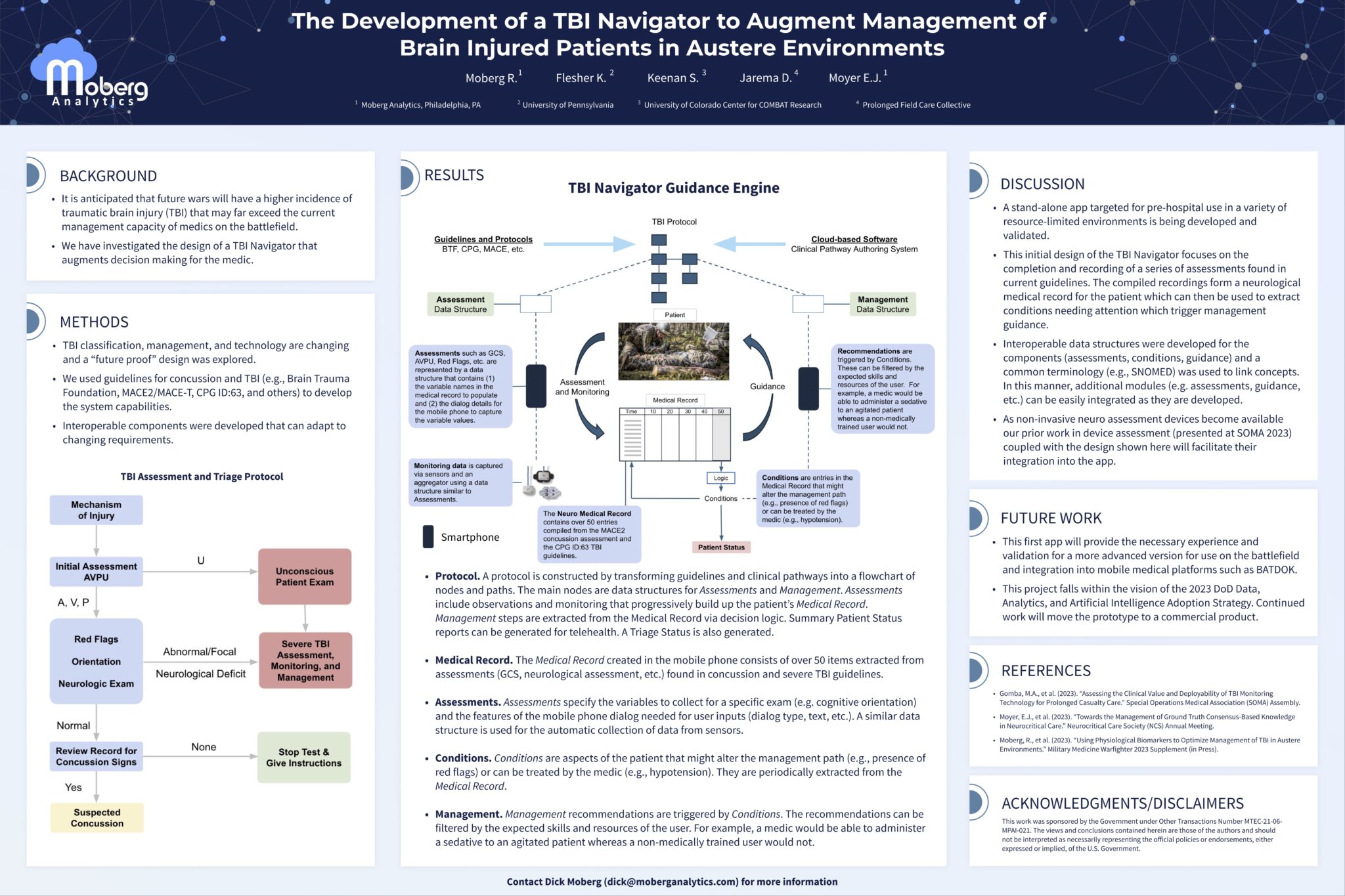 The Development of a TBI Navigator to Augment Management of Brain Injured Patients in Austere Environments