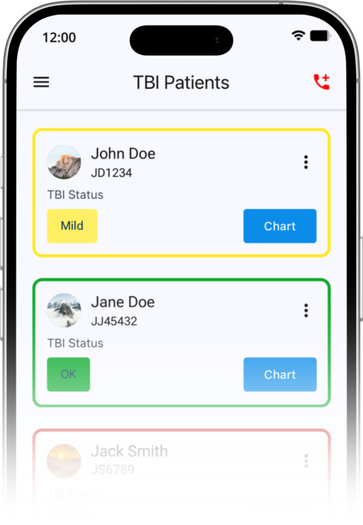 TBI Navigator Feature: Multi-Patient Tracking