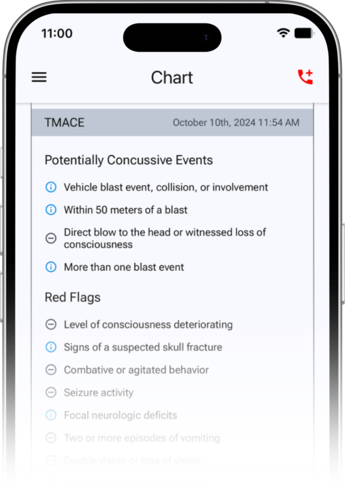 TBI Navigator Feature: Patient Assessment Tools