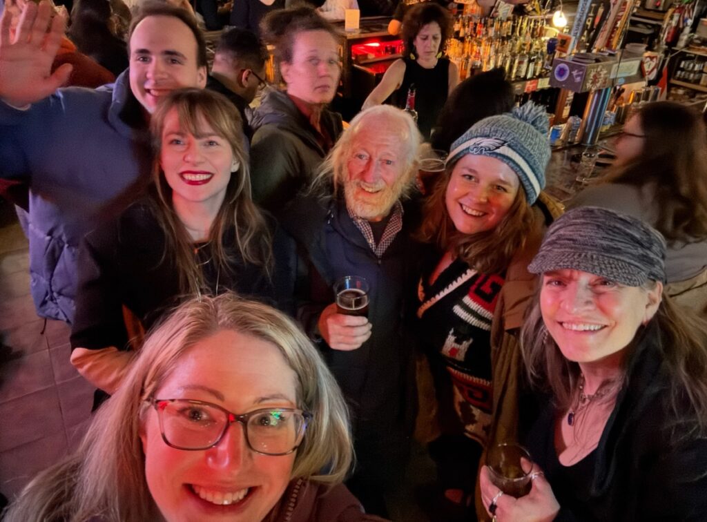 Group picture of the After Party at Dirty Franks.