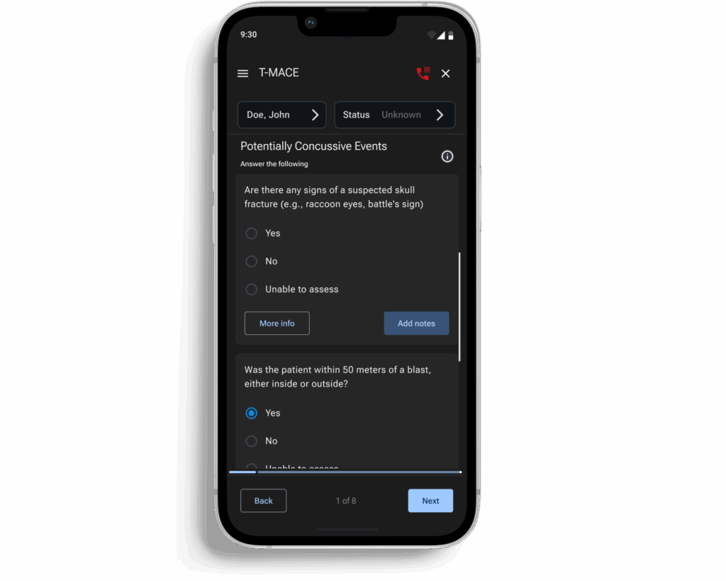 TBI Navigator Patient Assessments