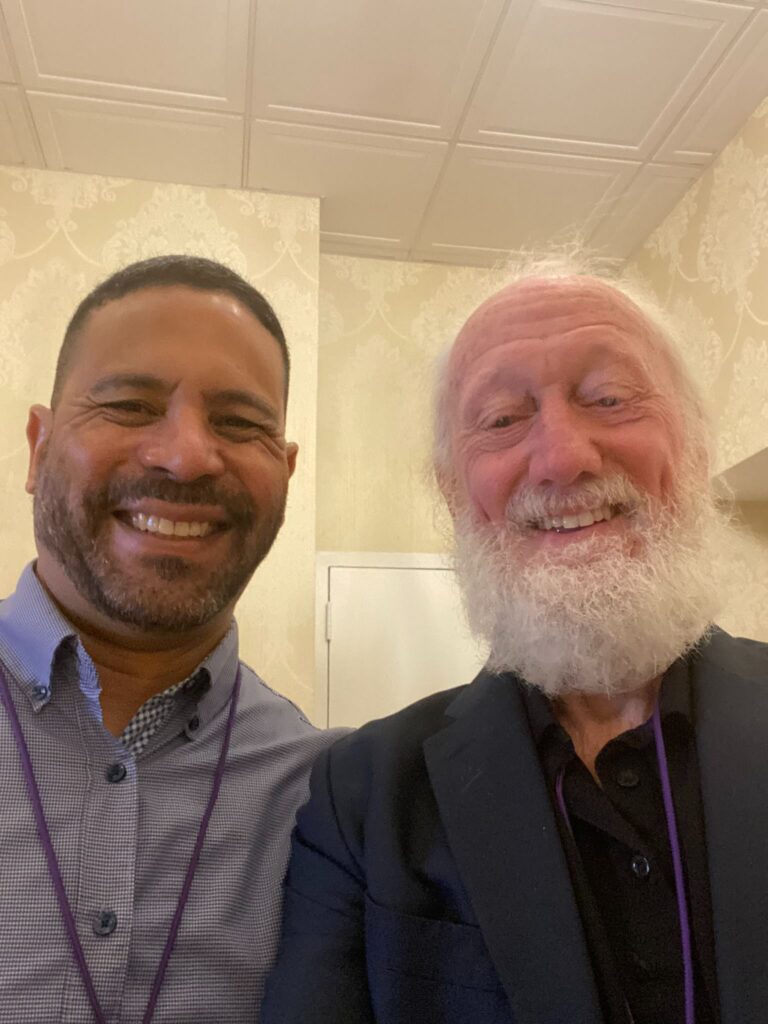 may 2026 recap: I was surprised to meet my old friend Sid Hinds, MD at this meeting.  I knew Sid from many years ago when he was the National Director of the  Defense and Veterans Brain Injury Center. He is now working in sports-related brain health.  After the meeting Sid joined us for dinner in Philly. 