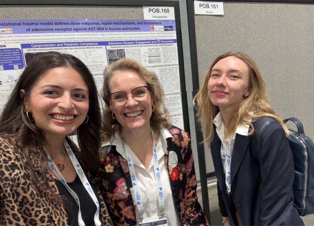 July Recap: Farah Kamar, Ina Wanner, Kseniia Kriukova hanging around the poster session.