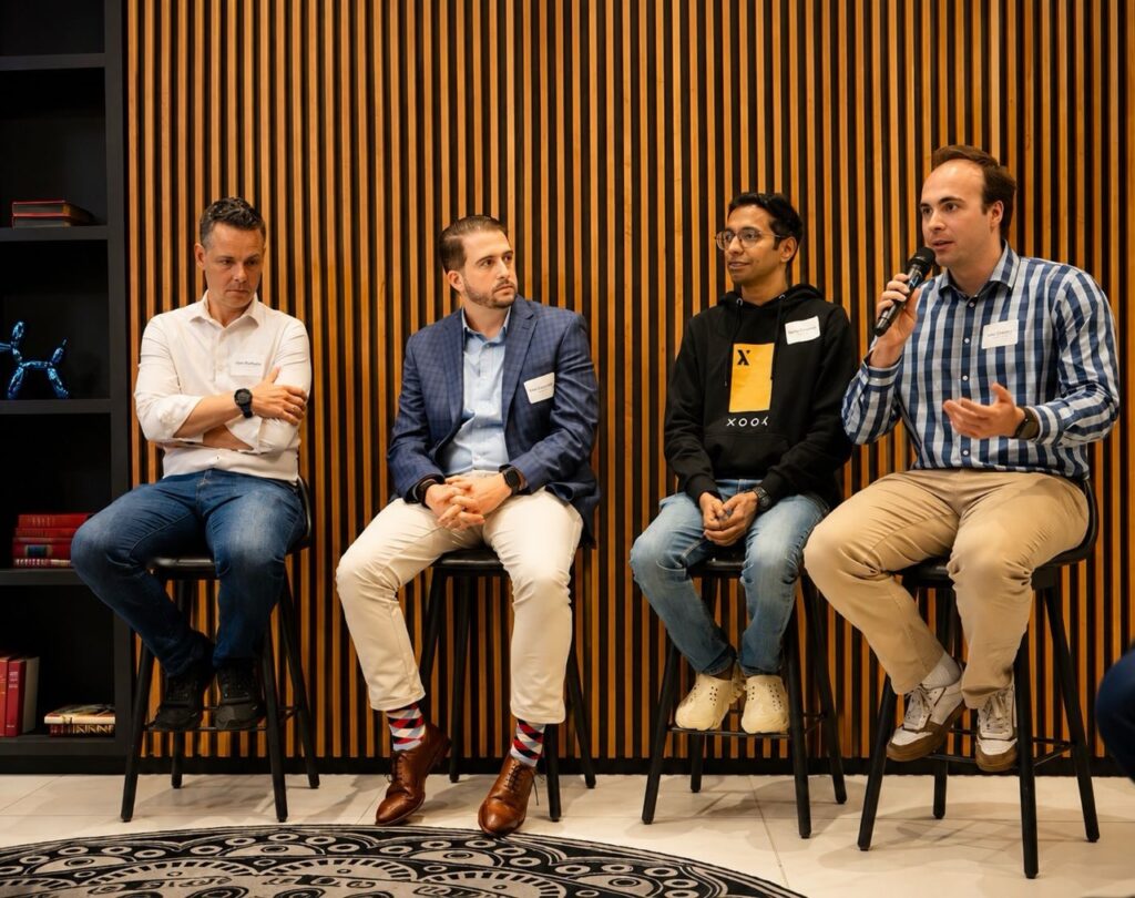 July Recap: Ethan Moyer speaking at the Google Cloud AI Capstone Salon event
